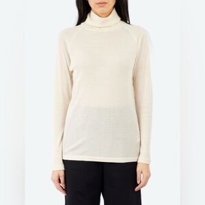 Chaser Cream Turtleneck Long Sleeve Top